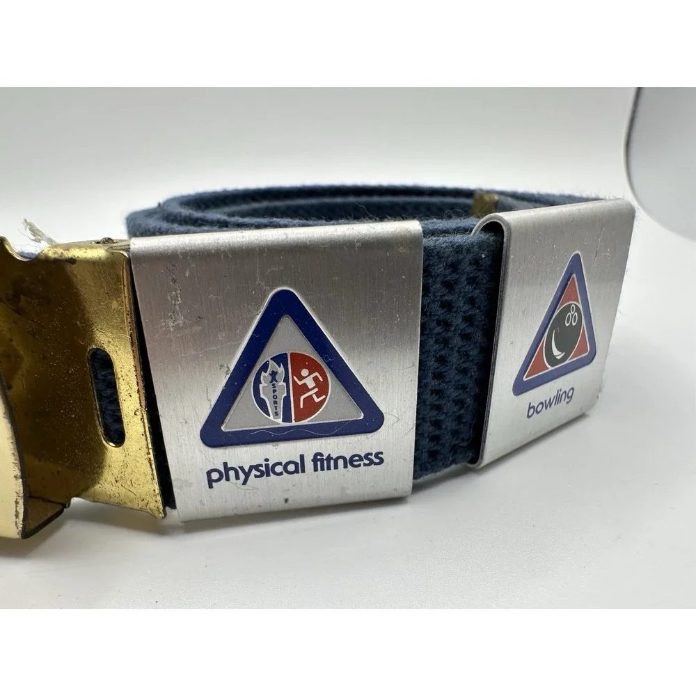 Cub Scouts Belt With Activity Badges - Physical‎ , Fitness Bowling